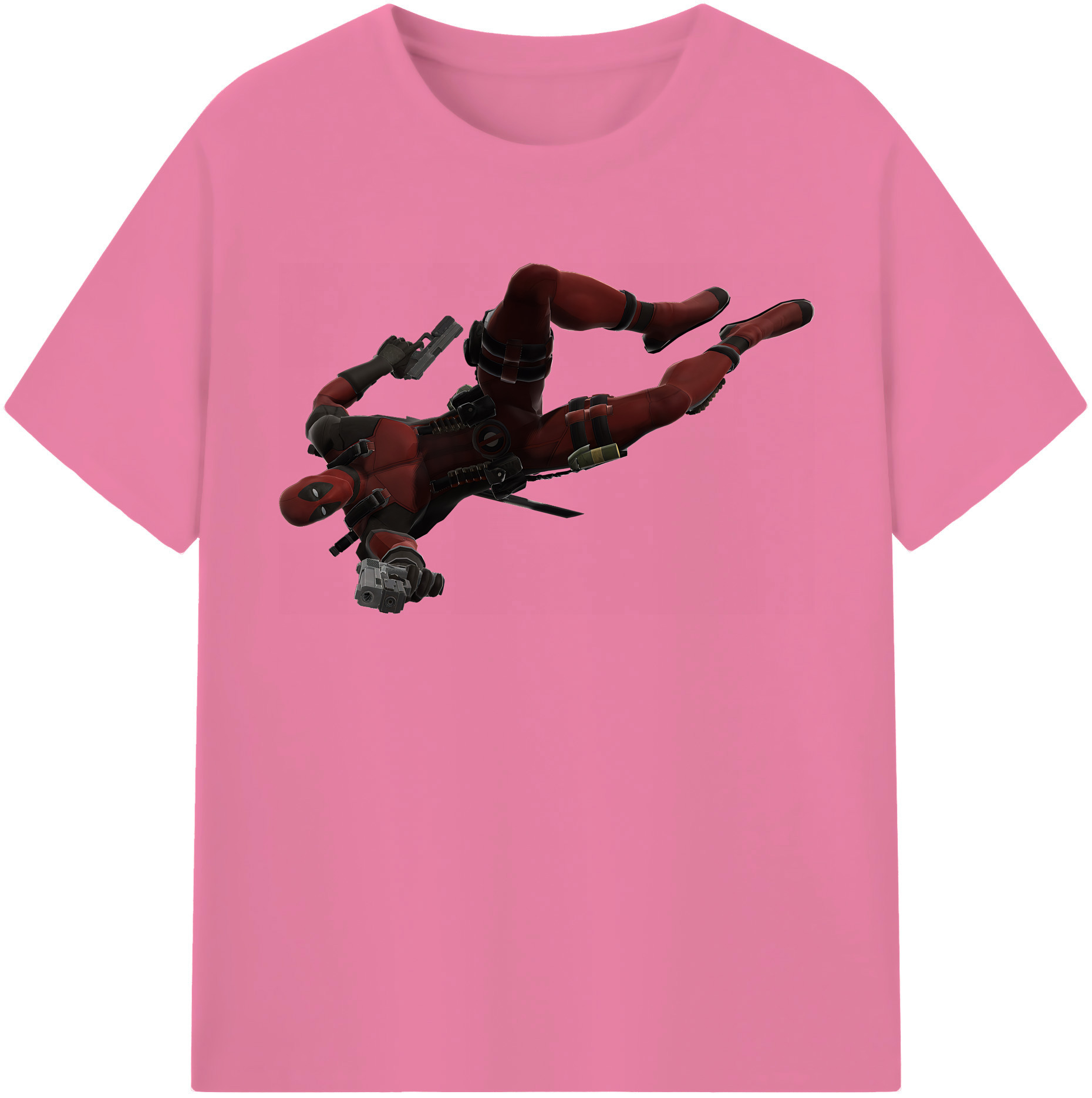 （画像用） Deadpool デッドプール 綿100％半袖Tシャツ（フロントプリント）